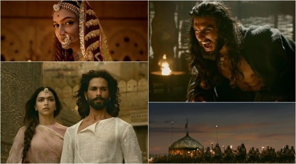 padmavati, ranveer singh, deepika padukone, shahid kapoor, padmavati trailer