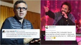 adnan sami, omar abdullah, srinagar concert, omar abdullah adnan sami fight, adnan sami concert in srinagar, indian express, indian express news