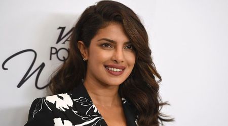 Priyanka Chopra arrives at Variety's Power of Women Luncheon at the Beverly Wilshire hotel on Friday, Oct. 13, 2017, in Beverly Hills, Calif. (Photo by Jordan Strauss/Invision/AP)