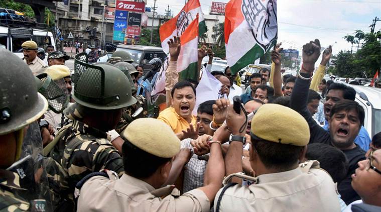 Kamakhya Prasad Tasa, Congress, BJP MP, Trash comment, Congress, Guwahati, Mahama Gandhi, Jawaharlal Nehru, India News, Indian Express