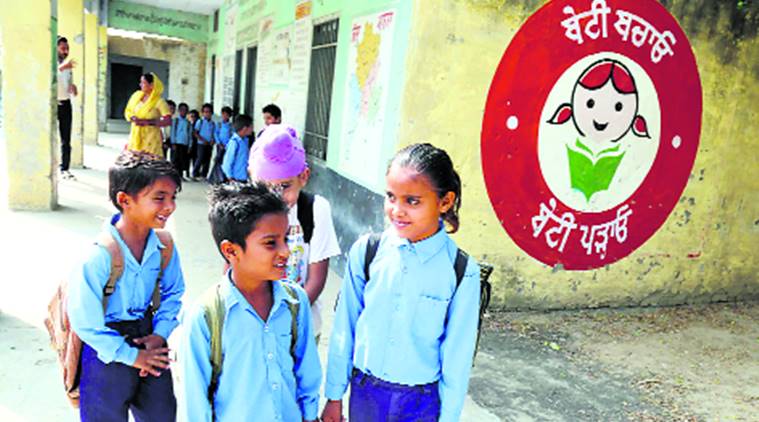 Primary School Sex Porn - In school in Punjab village with dismal sex ratio, lone girl says she has  no one to skip rope with | India News,The Indian Express