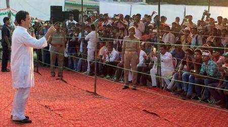 Rahul Gandhi, Rahul gandhi in amethi, rahul gandhi amethi visit, rahul amethi visit, congress, BJP, UP government, UP development projects, Uttar pradesh, india news