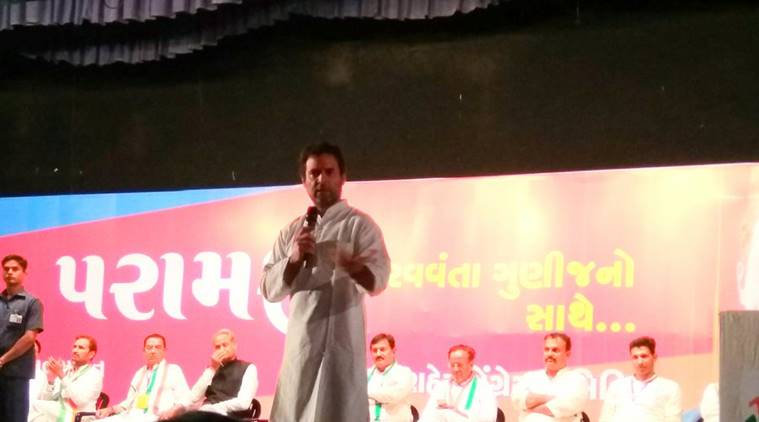 rahul gandhi, rahul gandhi in gujarat, rahul gandhi gujarat visit, rahul gandhi gujarat visit live updates, gujarat elections, gujarat congress, rahul gandhi modi, BJP, narendra modi, congress, rahul in gujarat, latest news, indian express