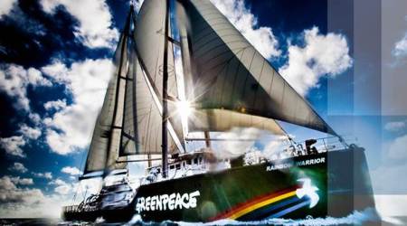 Rainbow Warrior, Rainbow Warrior ship, greenpeace international, NGO, Mumbai port, world news, india news,