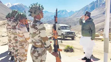rajnath singh, rajnath singh uttarakhand, rajnath on border migration, indo-tibetan border police, India-China border, Rajnath Singh in Uttarakhand, China border, border infrastructure, border security, PM Modi, ITBP, uttarakhand, india news, indian express, indian express news