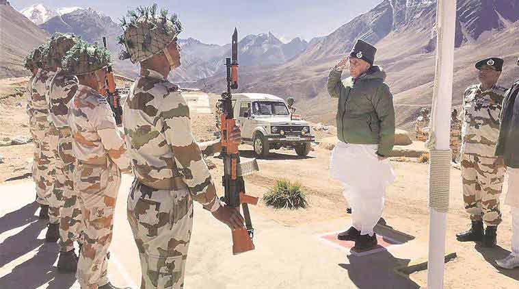 Rajnath Singh, Rajnath Singh Uttarakhand, Rajnath on border migration, Indo-Tibetan Border Police, uttarakhand, india news, indian express, indian express news