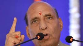 Rajnath Singh, Pakistan, Indian Army firing, Kashmir, Tripura Polls, Rajnath Singh on Pakistan, Indian Express