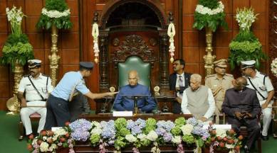 Tipu Sultan, Siddaramaiah, President Ram Nath Kovind, Kovind Karnataka Speech, Karnatka Vidhan Soudha, Kovind Tipu Sultan, Tipu Sultan boirth annivarsary, Tipu Sultan controversy, Karnatka Tipu Sultan, Tipu Sultan Muslim, Rashtrapati Bhawan, India News, Indian Express