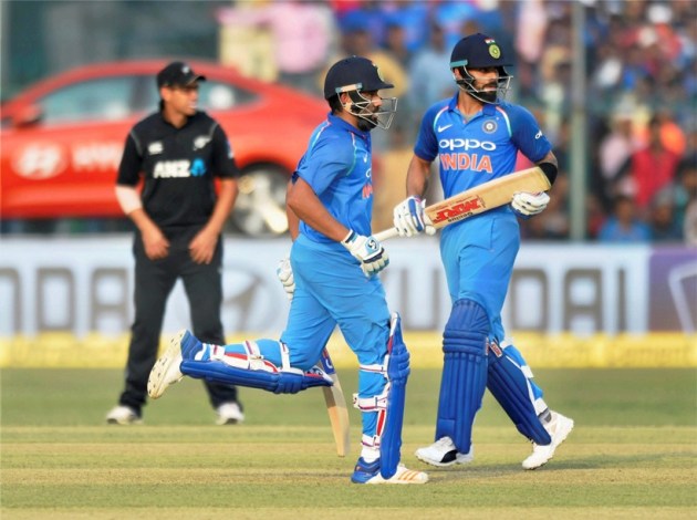 Virat Kohli photos, Rohit Sharma, India vs New Zealand pictures, Ind vs NZ pics, India vs New Zealand photos, Kohli hundred images, Indian Express