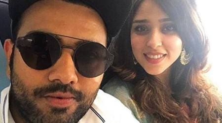 Rohit Sharma, Ritika Sajdeh, Karva Chauth, Rohit Sharma India, Indian cricket team, sports news, cricket, Indian Express