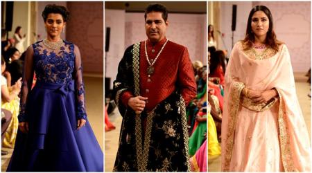 maharani gayatri devi, artisans, art and culture, heritage, phulkari, heritage, fashion, fashion news, jaipur ramp walk, indian express, indian express news