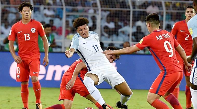 England vs Chile, FIFA U-17 World Cup, Jadon Sacho, sports news, football, Indian Express