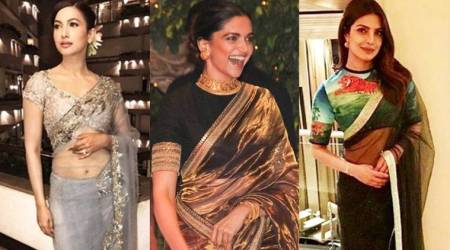 Karva Chauth fashion, Karva Chauth dresses, festive fashion, Karva Chauth sari, Karva Chauth ethnic, Indian express, indian express news