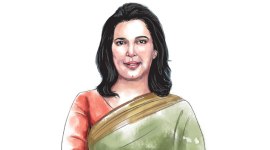 saroj pandey, gougeda, kerala hartal, bjp, bjp leader gouge eyes, cpm, gouge eyes, bjp in kerala, amit shah, kerala violence, saroj pandey, rss cpi(m), jan raksha yatra, rss, bjp, cpi (m), bjp jan raksha yatra, kerala political killings, latest news, indian express