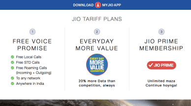 reliance jio