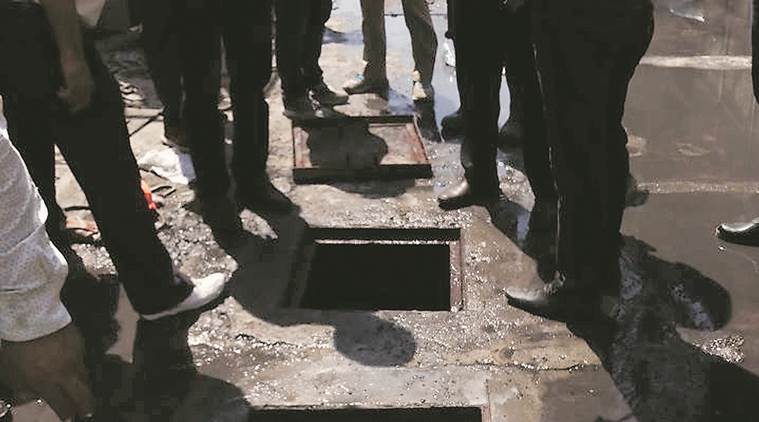 Sewer death, sewer cleaning, gurgaon sewer death, sewer death in gurgaon