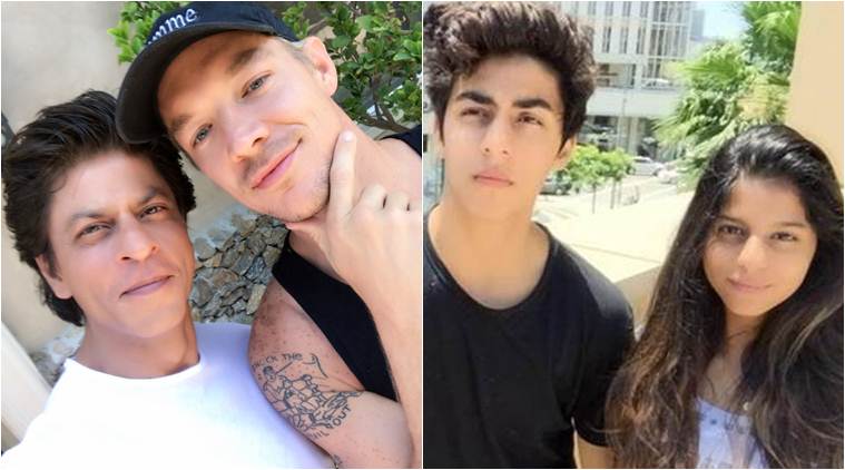 shah rukh khan, suhana khan, aryan khan, diplo