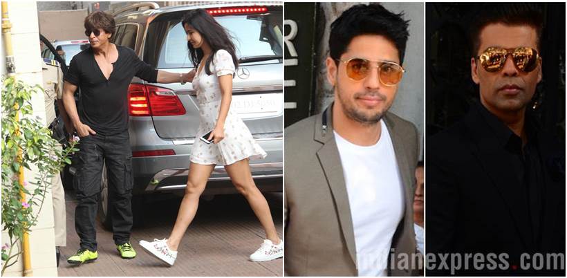 shah rukh khan, katrina kaif, srk katrina, Sidharth Malhotra, karan johar