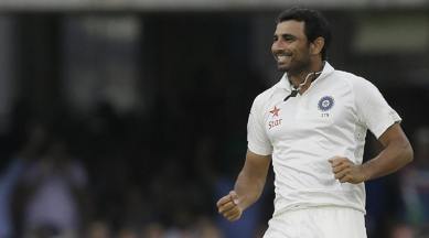 Mohammed Shami, Mohammed Shami Bengal, Manoj Tiwary, Bengal vs Services, Ranji Trophy, sports news, cricket, Indian Express