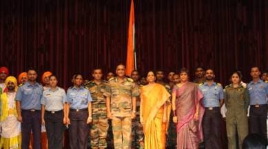 nirmala sitharaman, narendra modi, PM Modi Diwali, diwali, army diwali, defence minister, andaman nicobar islands, diwali with troops, indian express news