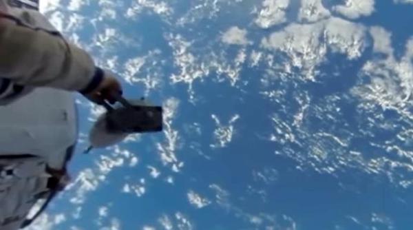 spacewalk, space videos, astronauts in space, astronauts flying outside, 360 degree spacewalk, space footage, indian express, indian express news