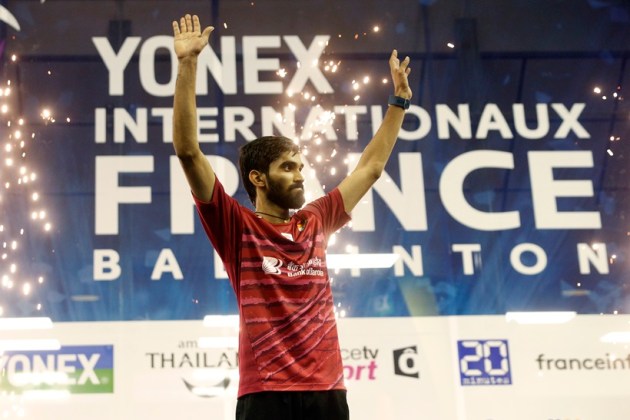Kidambi Srikanth photos, Srikanth badminton pictures, Srikanth French Open pics, badminton french open 2017 images, french open badminton pictures Badminton photos, indian Express