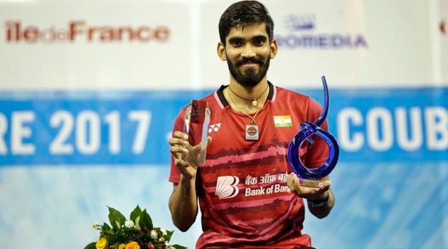 Kidambi Srikanth photos, Srikanth badminton pictures, Srikanth French Open pics, badminton french open 2017 images, french open badminton pictures Badminton photos, indian Express