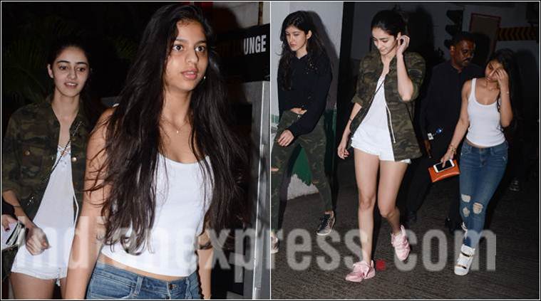suhana khan, shah rukh khan, shah rukh khan suhana khan, aahana pandey, shanaya kapoor