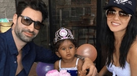 sunny leone celebrates Nisha birthday