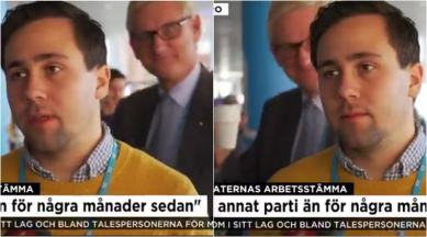 VIDEO: Sweden ex-PM's goofy PHOTO-BOMB of an interview will leave you  ROFL-ing | Trending News,The Indian Express