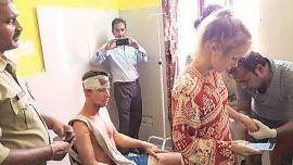 Swiss couple, Tourism Minister K J Alphons, swiss couple five star stay, free five star stay, swiss couple attacked in UP, uttar pradesh, india news, indian express news