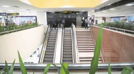 delhi airport, delhi t2 airport, delhi airport terminal 2, T2 delhi, go air, delhi news, indian express news, india news