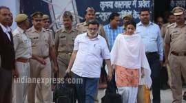 talvar, dasna jail photos, aarushi murder case photo, rajesh talwar pics, nupur talwar images, talwar released from jail pictures, allahabad high court, cbi, 2009 noida double murder, ghaziabad, arushi talwar pics, aarushi talwar case verdict, indian express