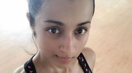 Photo: Trisha Krishnans latest gym selfie will give you serious fitness goals