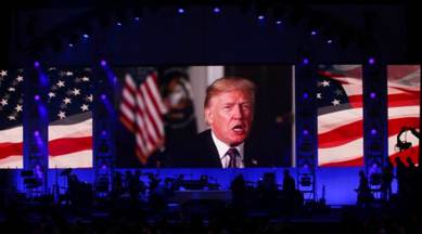donald trump, hurricane event, US president, trump video, trump video message, former US presidents, US ex-presidents, United States, world news, indian express news