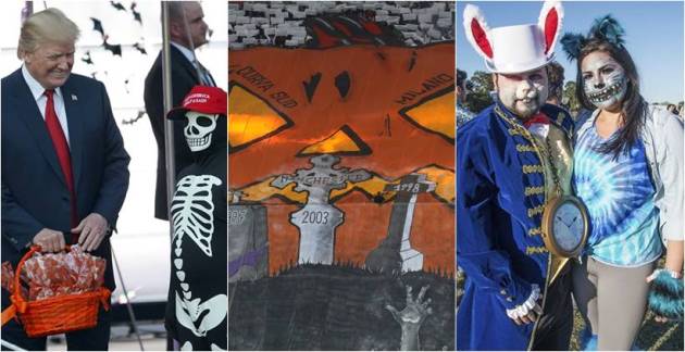 Halloween, Halloween celebrations, Halloween bolivia zombie walk, Halloween in world, Halloween trump, Halloween amercia, Halloween costumes, indian express, indian express news