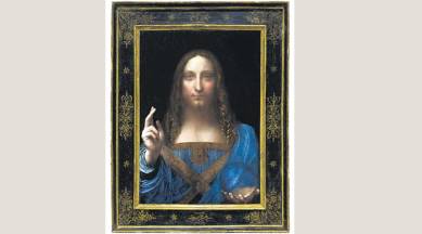 Da Vinci painting, Leonardo da Vinci, Leonardo da Vinci rare painting, Christie auction house, Saviour of the World, rare painting by Leonardo da Vinci, indian express explained