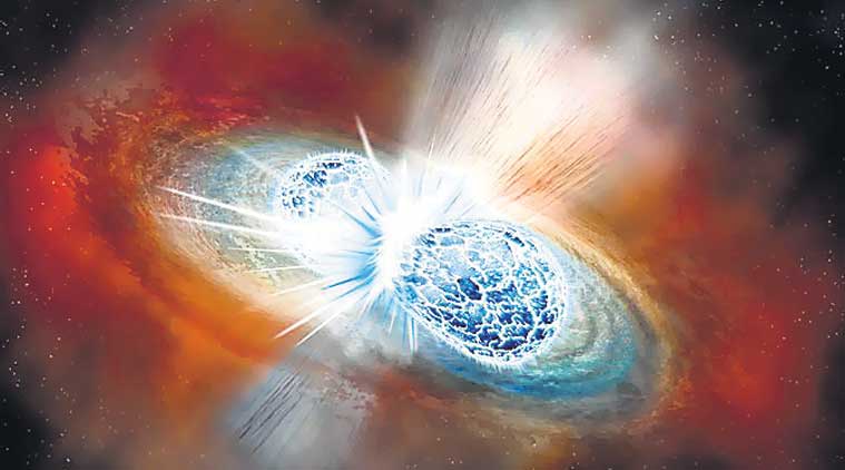 neutron stars, gravitational-wave, gold, european southern observatory, eso, laser interferometer gravitational-wave observatory, ligo, platinum, elena pian, galaxy, hubble space telescope, kilonova, metalstorm, rainer weiss, barry c barish, science news, indian expres