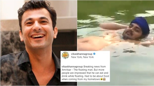 vikas khanna, vikas khanna tweets, vikas khanna twitter, amritsar floating man breaking news, vikas khanna recipes, vikas khanna latest news, vikas khanna latest tweets, vikas khanna latest recipes, vikas khanna funny tweets, vikas khanna best tweets, indian express, indian express news
