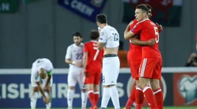 wales, georgia, wales vs georgia, world cup qualifiers, world cup, football, sports news, indian express