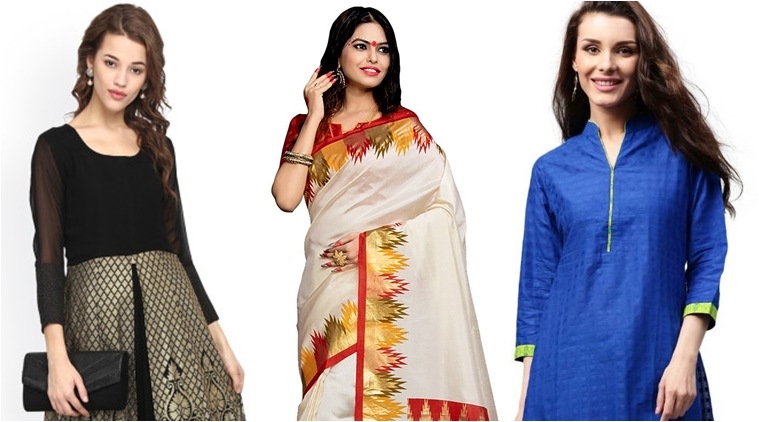 festive kurtis myntra