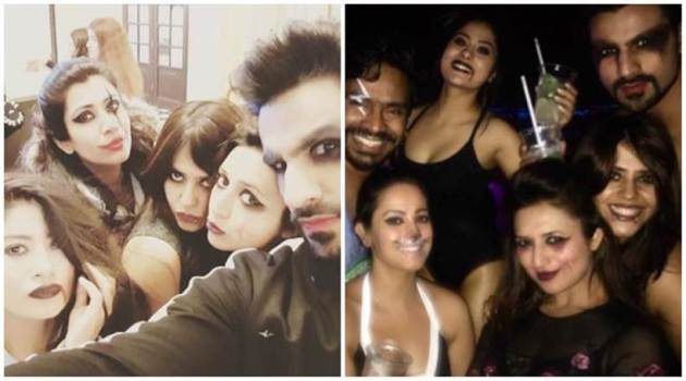 Halloween party, Yeh Hai Mohabbatein, Yeh Hai Mohabbatein halloween party, Ekta Kapoor, Ekta Kapoor Halloween party, Halloween, Hallowan, Yeh Hai Mohabbatein team, Yeh Hai Mohabbatein Budapest, Divyanka Tripathi, Anita Hassanandani, Karan Patel, Vivek Dahiya