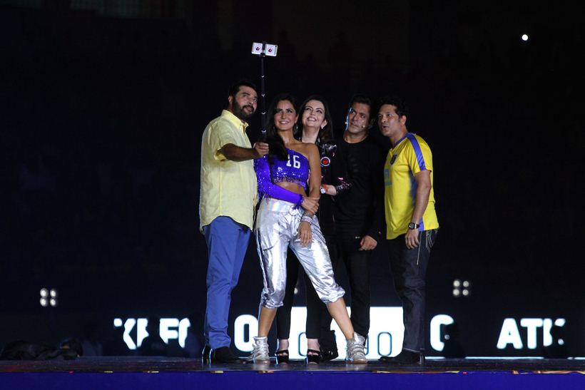 isl 2017-18, indian super league, salman khan, katrina kaif, isl opening ceremony, kerala blasters, atk, indian express
