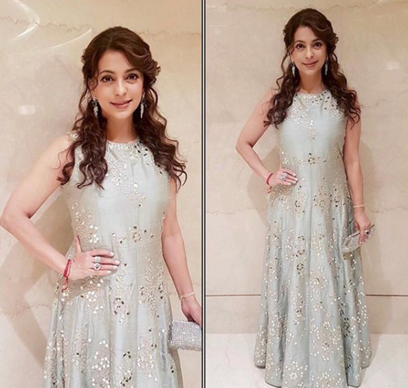 Juhi Chawla, Juhi Chawla latest photos, Juhi Chawla birthday, Juhi Chawla movies, Juhi Chawla ethnic looks, Juhi Chawla style evolution, Juhi Chawla amir khan movies, Juhi Chawla rishi kapoor movies, indian express, indian express news