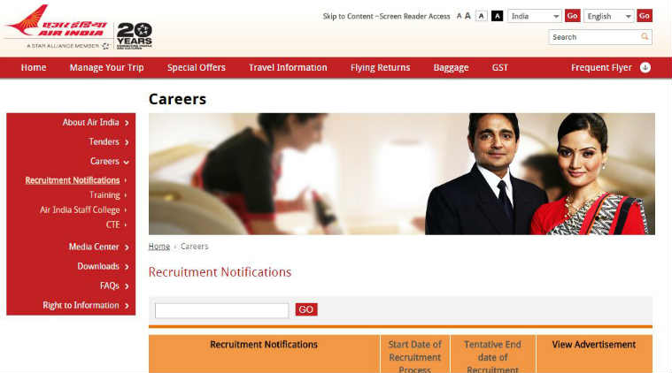 Air India Recruitment 2017 Apply For Business Development Manager And 