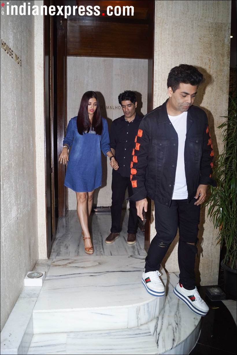 aishwarya rai bachchan, abhishek bachchan, karan johar, manish malhotra, aishwarya abhishek