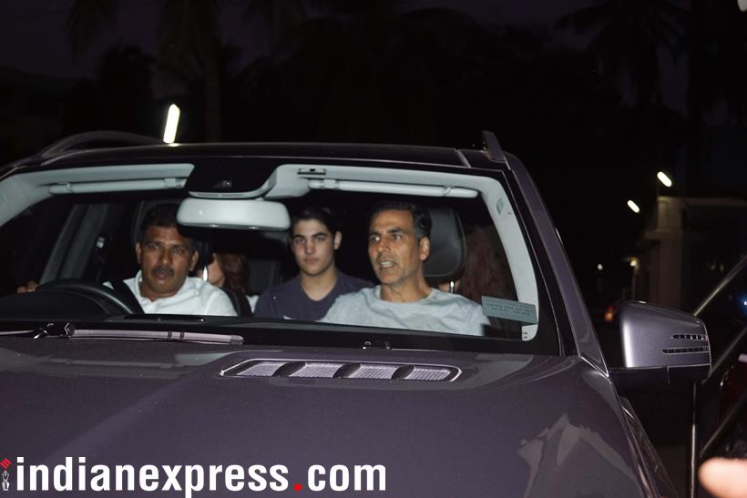 akshay kumar,aarav, twinkle khanna, akshay kumar son, twinkle khanna son