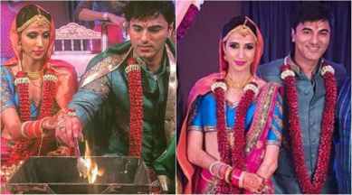 Siddhaant Surryavanshi and Alesia Raut wedding photos