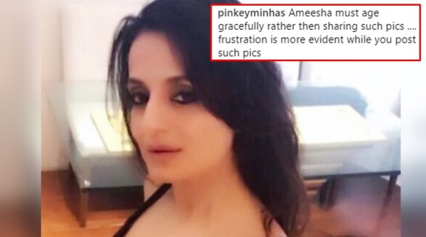 ameesha patel, ameesha patel instagram, ameesha patel slut shamed, ameesha patel trolled, ameesha patel instagram slut shamed, indian express, indian express news