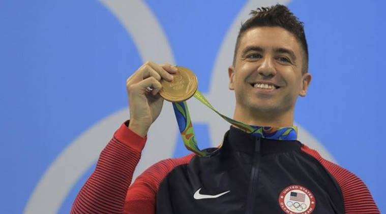 Anthony Ervin, Anthony Ervin news, Anthony Ervin medal, Anthony Ervin brand ambassador, Delhi Half Marathon, sports news, Indian Express